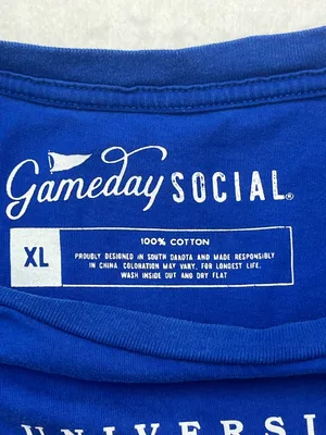 Gameday Social Women’s University of Kansas Jayhawks Football T-Shirt XL thumbnail 7