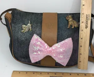 Fendi Vintage Bag Customized w/ Bow and Dog thumbnail 7