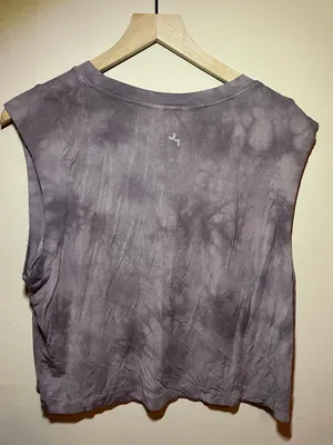 Sleeveless Tie-Dye Muscle Tank Top large thumbnail 2
