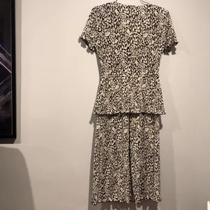 Vintage 90s Connected Apparel Black and White Ruffled Maxi Dress thumbnail 8