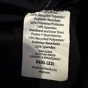 Avia Plus Size XXXL 22 Black Pleated Tennis Skort Athletic Skirt Active‎ Sporty thumbnail 9