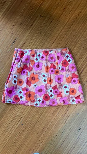 Urban Outfitters Retro floral mini skirt thumbnail 4
