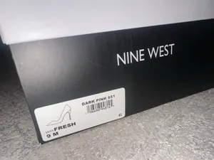 Nine West heels pink suede thumbnail 3