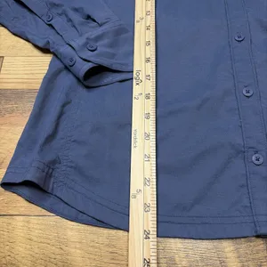 REI Co-Op Sahara Long Sleeve Button Shirt Roll Tab Sleeves Vented Yoke Women's S thumbnail 3