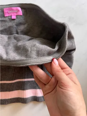 Edikted kaliya stripe strapless knot top thumbnail 8
