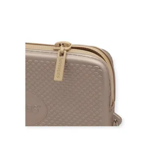 new Havaianas 𖣴 Water Resistant Wristlet Mini Bag 𖣴 Rose Gold 𖣴 Clutch Makeup 𖣴 thumbnail 5
