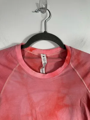 Lululemon Swiftly Tech Short Sleeve Shirt 2.0 Marble‎ Dye Raspberry Cream 4 thumbnail 5