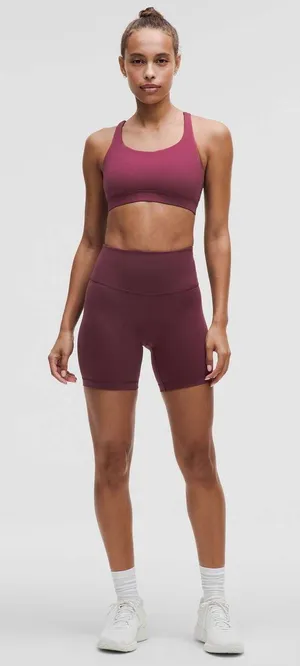 Lululemon Wunder Train High-Rise Short 6" size 0 garnet thumbnail 1