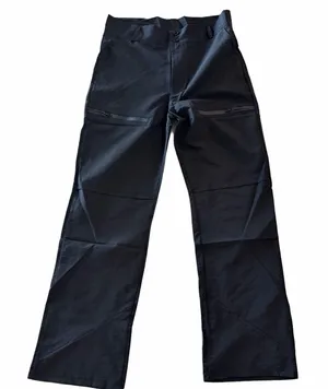 Women's Black Hiking Style Pants with Fixed Waist and Pockets Size Medium #26070 thumbnail 1