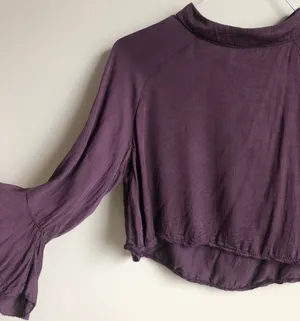 Don't Ask Why Pink Flare Long Sleeve Crop Top thumbnail 5