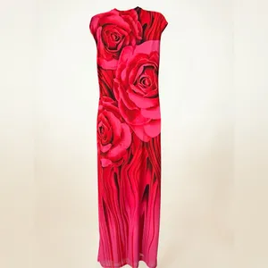 AFRM Vibrant Pink Floral Maxi Dress thumbnail 7