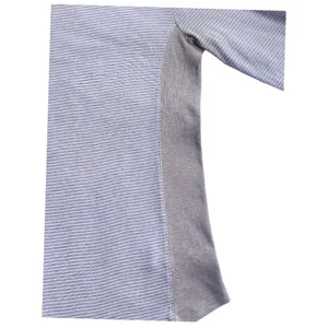 LL Bean Boat Neck Beige Stripe Three Quater Sleeve Top thumbnail 3