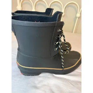 Chooka Classic Rain Duck Boots Black Lace Up Waterproof Women’s 8 thumbnail 3