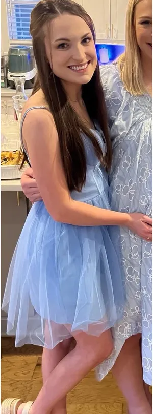 Selfie Leslie Blue Mini Dress thumbnail 5
