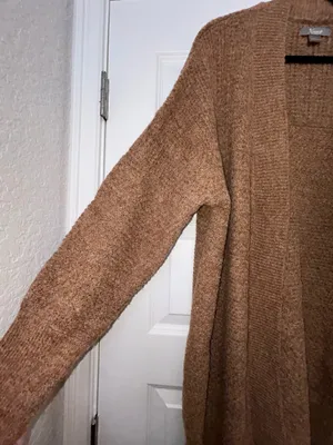 Natural Reflections Long Sleeve Open Front Cardigan Sweater Size XL thumbnail 5