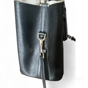 Michael Kors Saffiano Leather Greenwich Grab Bag Satchel Purse-long strap black thumbnail 6
