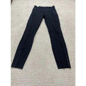 Lululemon Lead The Pack Reflective Tight 28" Black Running Leggings Size 4 thumbnail 9