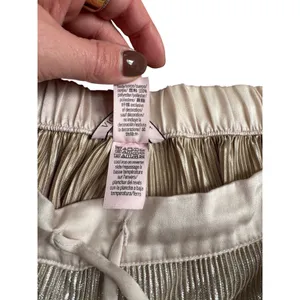 Victoria's Secret‎ Sleep Shorts Size Large Pleated Lingerie Gold thumbnail 5