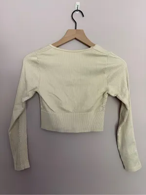 OFFLINE By Aerie Seamless Cable Square Neck Top Small thumbnail 3