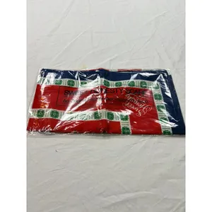 VTG NWT Avon Sweet Honesty red, blue cotton scarf. 21" square. bandana, vintage thumbnail 3