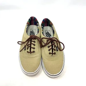 VANS Classic Canvas Tan Aztec Blanket Low‎ Top Sneaker Shoes Size 9 thumbnail 2