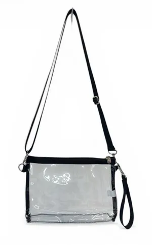 Clear Stadium Approved Crossbody Bag Transparent Concert Festival Purse NEW thumbnail 1
