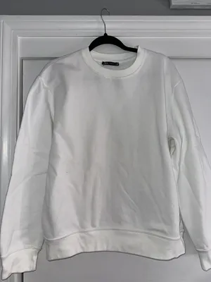 Zara Crewneck White thumbnail 1
