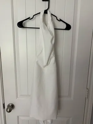 SheIn White Halter Neck Dress thumbnail 3