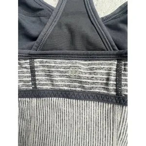 Lululemon Striped Tank‎ Top Athletic Racerback Sleeveless Women's thumbnail 2