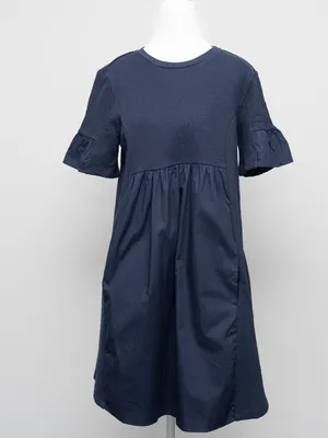English Factory - Mixed‎ Media Ruffled Short-Sleeve Mini Dress thumbnail 2