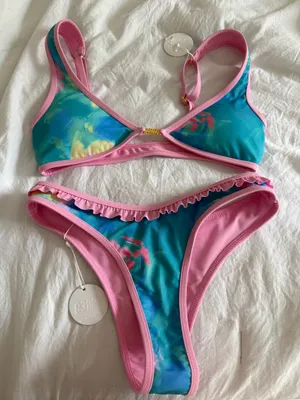 93 Play Street Bikini Blue Size M thumbnail 1