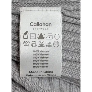 Revolve Callahan‎ Knitwear Dress Perfectly Pale Gray Rib Sleeveless Midi Medium thumbnail 7