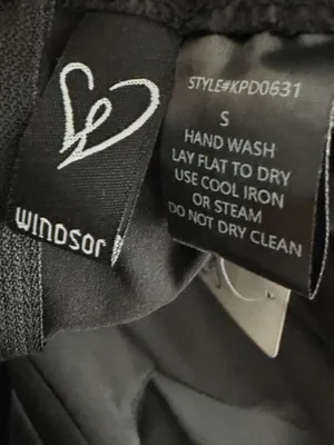 Windsor women’s Size S Black Satin Bodycon Mini Dress NWT(A500)✨ thumbnail 10