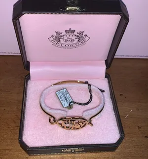 Juicy Couture Retro Pam & Gela Gold Bracelet thumbnail 2