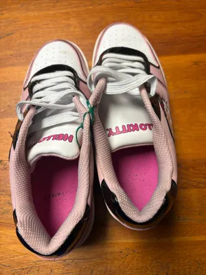 Hello Kitty Pink, White and Black Women's Low-Top Sneakers thumbnail 1