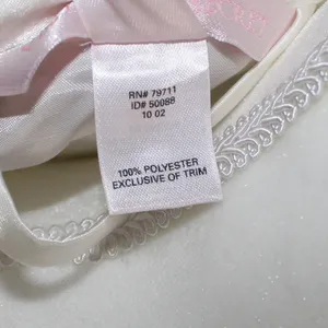 PINK - Victoria's Secret Vintage Y2k White Silky Embroidered Robe - Size Small thumbnail 10