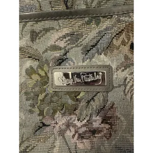 Diane Von Furstenberg Vintage Floral Tapestry Tote Bag‎ Purse EUC Designer thumbnail 2
