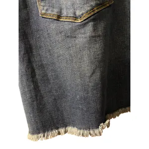 ANA Denim Long Sleeve Dress with Fringed Hem size XXL NEW thumbnail 10