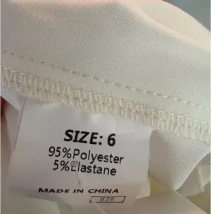 Fringed White Shorts Size 6 thumbnail 3