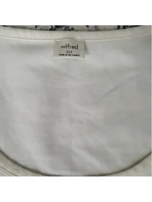 Aritzia Wilfred white puff sleeve top - Size XXS thumbnail 2