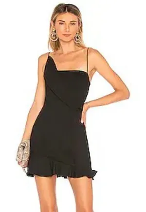 NBD Black Strappy Fox‎ Mini Dress thumbnail 1