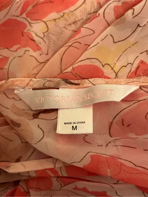 Victoria's Secret Vintage Pink Floral Halter High-Low Dress thumbnail 7