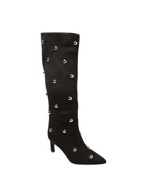 A New Day Womens Justice Boots Faux Suede Studded 94568942 Jet Black 7.5M thumbnail 11