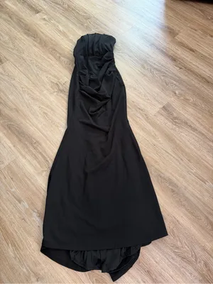 Lulu's Laney Black Strapless Corset Maxi Dress thumbnail 5