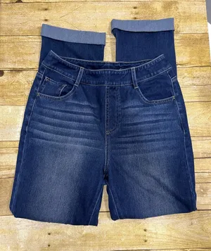 HALARA Dark Blue Stretch Jeans size Small thumbnail 1
