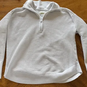 Aerie Offline Ribbed Half Zip thumbnail 1