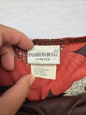 fashion bug size XL retro Floral V-Neck Women's Camisole tank floral y2k thumbnail 5