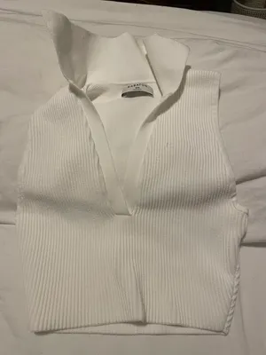 Babaton Aritzia Sculpt Knit Polo Tank thumbnail 1