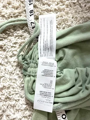 Hollister Sage Green Faux-Wrap Short Sleeve Crop Top thumbnail 5