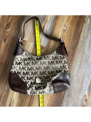 Michael Kors Women's Brown and Cream Shoulder Bag #260125 thumbnail 6